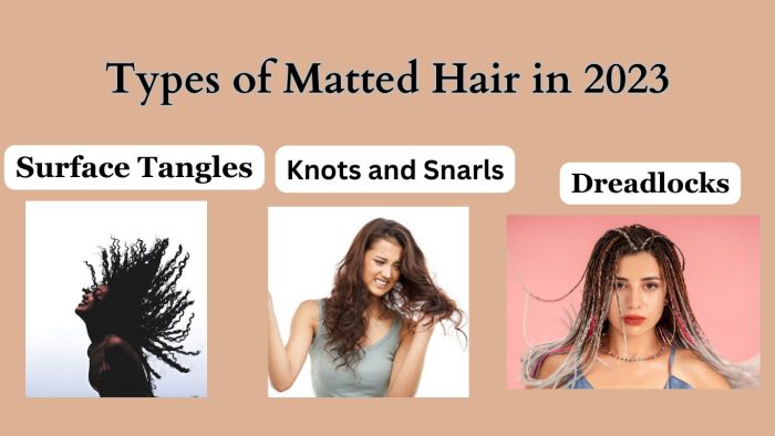 how to untangle matted hair
